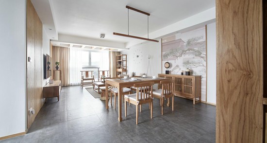 標題一：130m2新中式風格，東方禪意，不期而遇