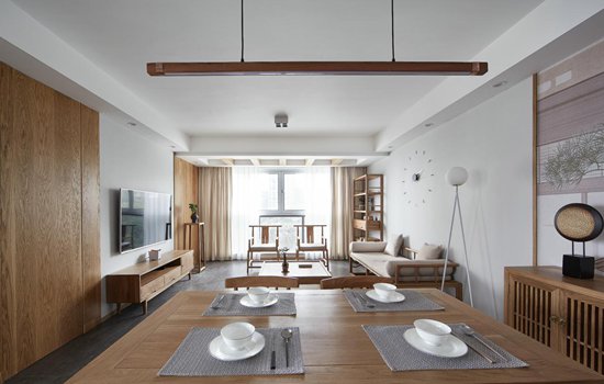 標題一：130m2新中式風格，東方禪意，不期而遇