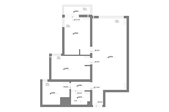 90㎡三代同堂之家，利用餐廳2㎡增加1間房！