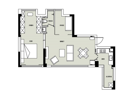 超大衣帽間！獨(dú)居女博士的70㎡美式小屋，用暖黃布置空間，美的夢(mèng)幻~