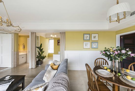 超大衣帽間！獨(dú)居女博士的70㎡美式小屋，用暖黃布置空間，美的夢(mèng)幻~