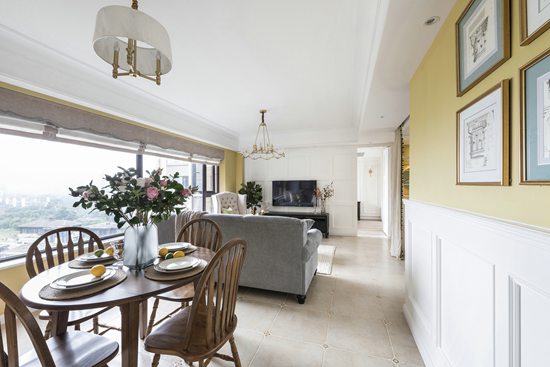 超大衣帽間！獨(dú)居女博士的70㎡美式小屋，用暖黃布置空間，美的夢(mèng)幻~