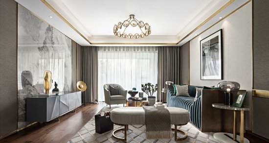 150㎡現(xiàn)代輕奢：金屬元素+藝術擺件，圓你時尚品質(zhì)的生活夢～