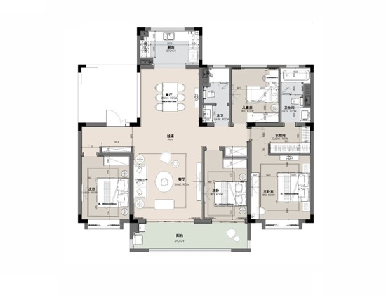 150㎡現(xiàn)代輕奢：金屬元素+藝術擺件，圓你時尚品質(zhì)的生活夢～
