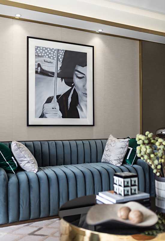 150㎡現(xiàn)代輕奢：金屬元素+藝術擺件，圓你時尚品質(zhì)的生活夢～