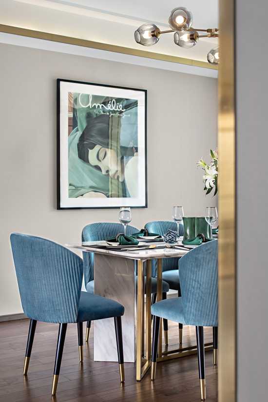 150㎡現(xiàn)代輕奢：金屬元素+藝術擺件，圓你時尚品質(zhì)的生活夢～