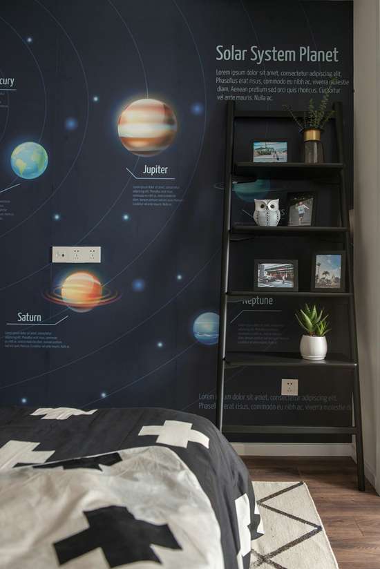 超大書房、獨(dú)立兒童樂器室，175㎡學(xué)區(qū)房變身北歐大豪宅!