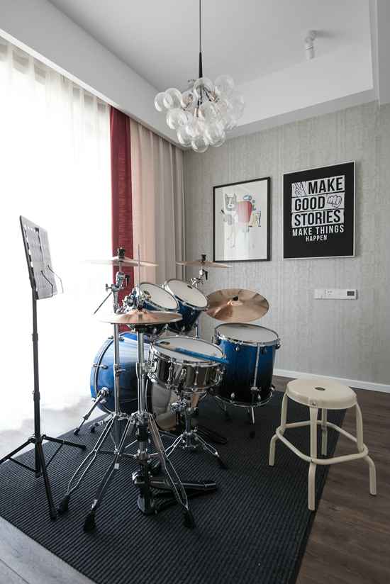 超大書房、獨(dú)立兒童樂器室，175㎡學(xué)區(qū)房變身北歐大豪宅!