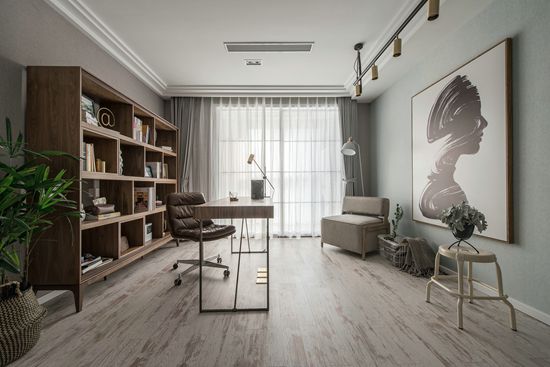 超大書房、獨(dú)立兒童樂器室，175㎡學(xué)區(qū)房變身北歐大豪宅!