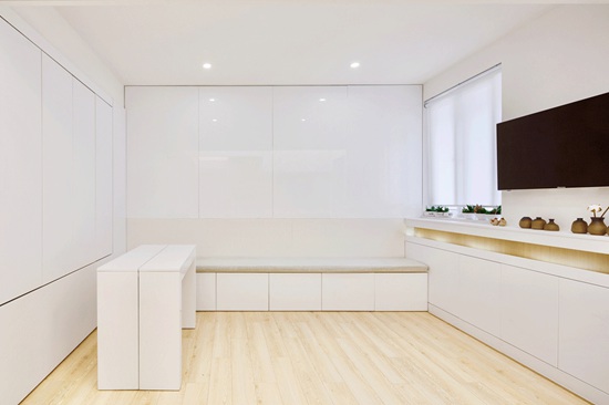 一個(gè)月打造68㎡六口之家！客廳可兼臥室和餐廳，還有超大中西廚房，這設(shè)計(jì)絕了！